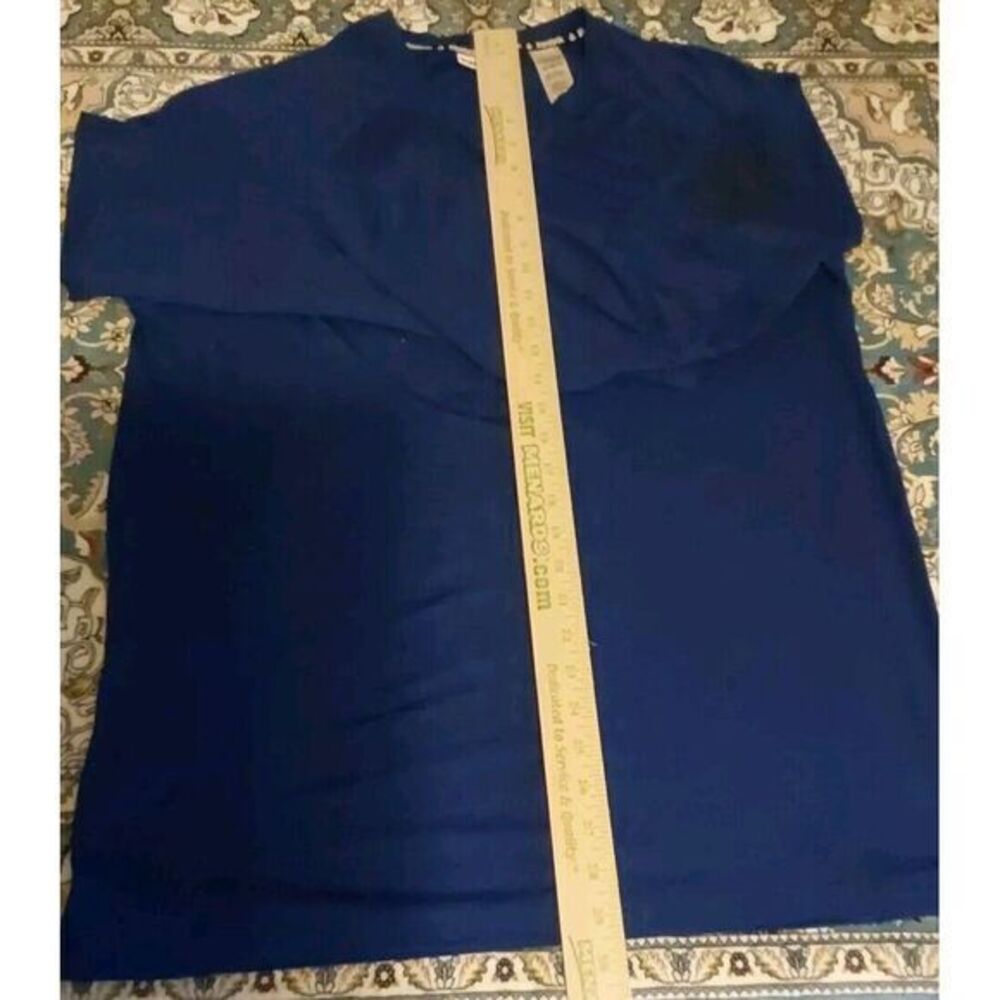 Reebok Active Shirt Men's 2XL XXL Long Sleeve Heather Blue Crew Neck‎ Polyester - Picture 3 of 6